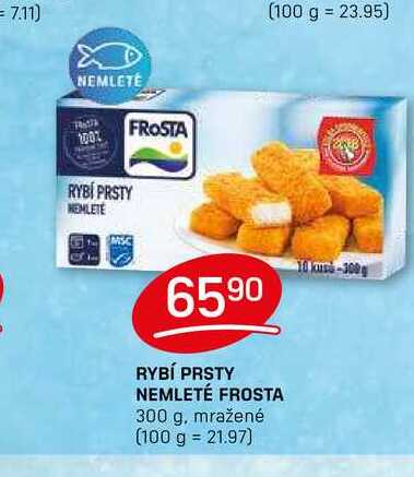 RYBÍ PRSTY NEMLETÉ FROSTA 300 g, mražené 