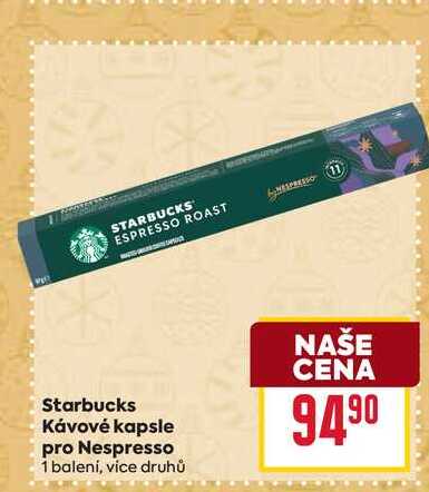 Starbucks Kávové kapsle pro Nespresso 1 balení