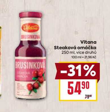 Vitana Steaková omáčka 250 ml