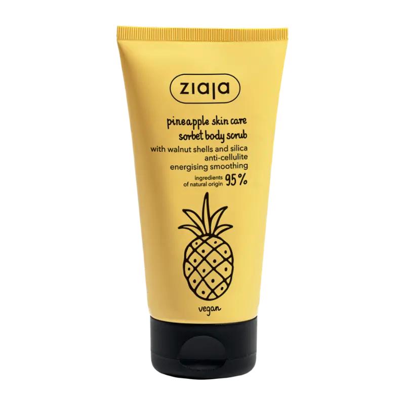 Ziaja Anticelulitidní tělový peeling Ananas Sorbet, 160 ml