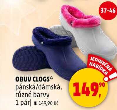 OBUV CLOGS pánská/dámská, různé barvy, 1 pár 