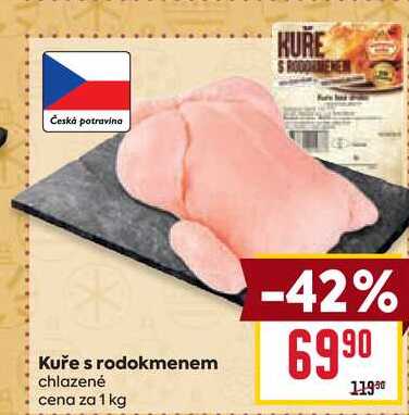 Kuře s rodokmenem chlazené cena za 1 kg