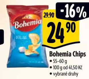 Bohemia Chips, 55-60 g