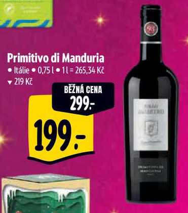 Primitivo di Manduria, 0,75 l