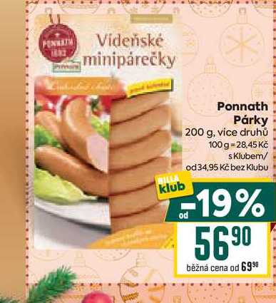 Ponnath Párky 200 g