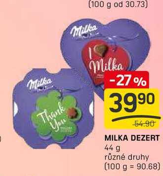 MILKA DEZERT 44 g 