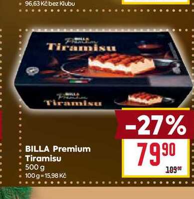 BILLA Premium Tiramisu 500 g