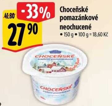 Choceňské pomazánkové neochucené, 150 g 