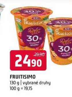 Fruitisimo 130 g vybrané druhy