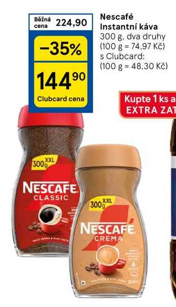 Nescafé Instantní káva, 300 g, dva druhy