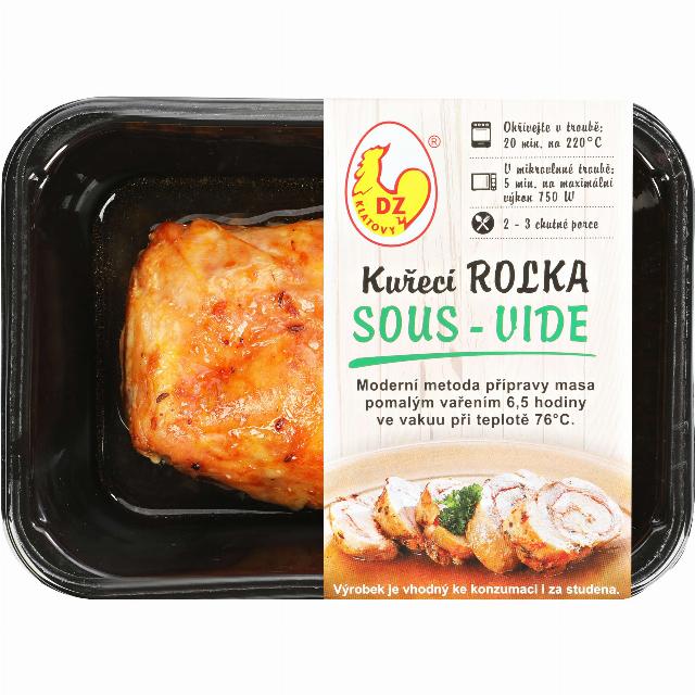 DZ Klatovy Kuřecí rolka Sous-Vide