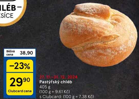 Pastýřský chléb, 405 g 