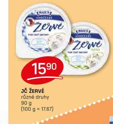 JČ ŽERVÉ různé druhy 90 g 