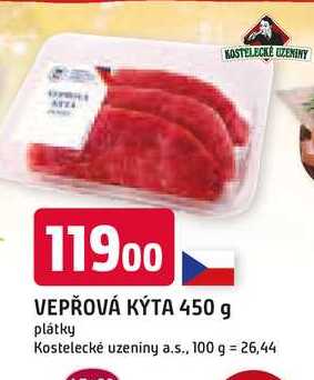 VEPŘOVÁ KÝTA 450 g plátky