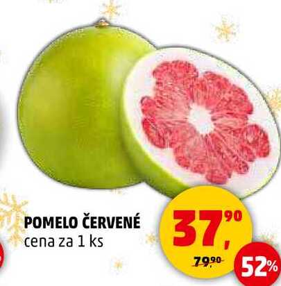 POMELO ČERVENÉ, 1 ks