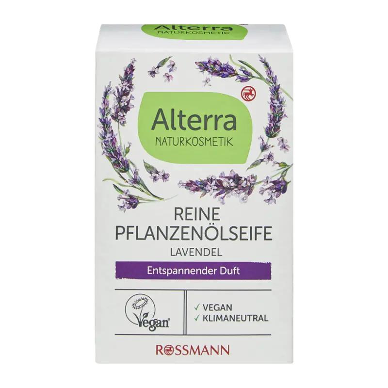 Alterra Naturkosmetik Mýdlo z rostlinných olejů levandule, 100 g