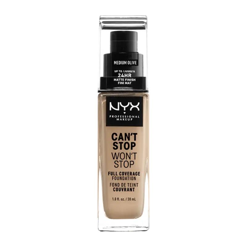 NYX Professional Makeup Make-up Can't Stop Won't Stop 24H 09 Medium Olive, 1 ks