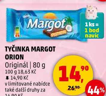 TYČINKA MARGOT ORION Originál, 80 g 