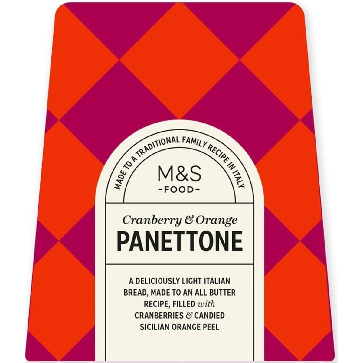 Marks & Spencer Mini panettone s brusinkami a pomerančovou kůrou