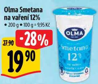 Olma Smetana na vaření 12%, 200 g