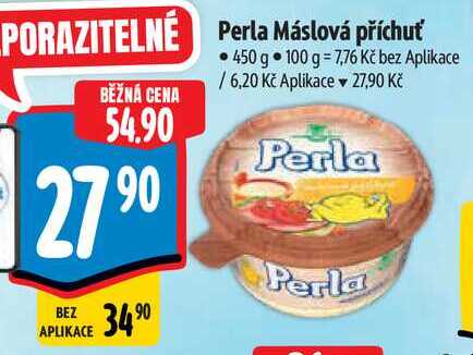 Perla Máslová příchuť, 450 g