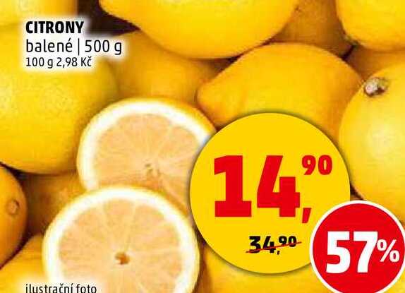 CITRONY balené, 500 g 