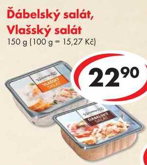 Ďábelský salát, Vlašský salát, 150 g