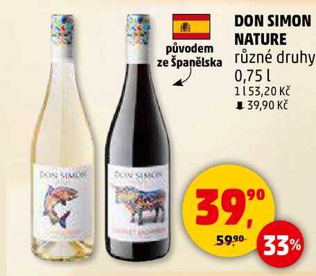 DON SIMON NATURE, 0,75 l