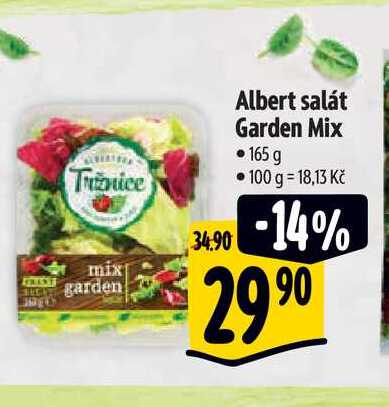   Albert salát Garden Mix 165 g 