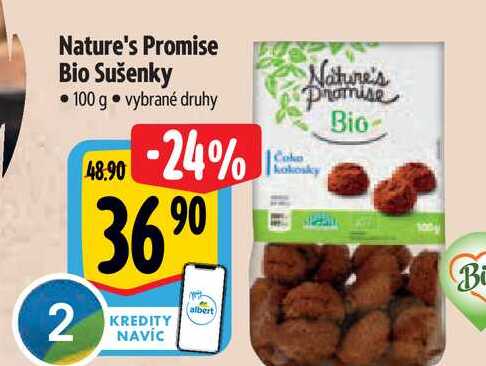 Nature's Promise Bio Sušenky 100 g 