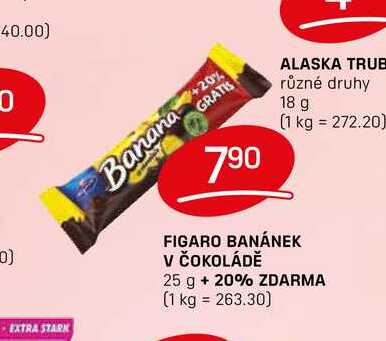 FIGARO BANÁNEK V ČOKOLÁDĚ 25 g