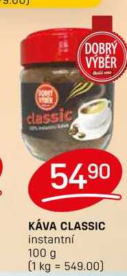 KÁVA CLASSIC instantní 100g