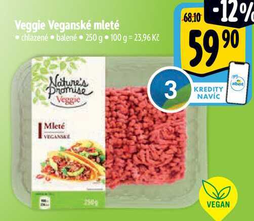 Veggie Veganské mleté, 250 g