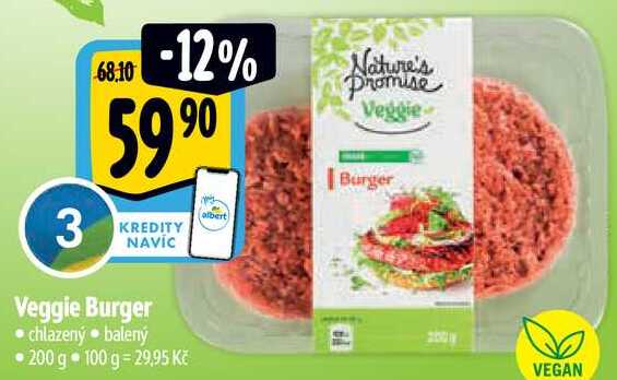 Veggie Burger, 200 g