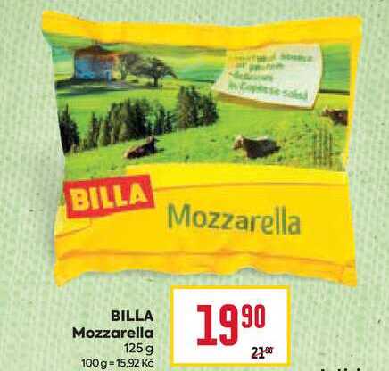 BILLA Mozzarella 125 g