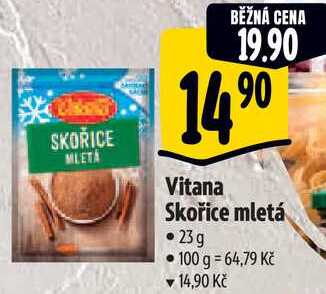 Vitana Skořice mletá, 23 g