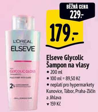 Elseve Glycolic Šampon na vlasy, 200 ml 