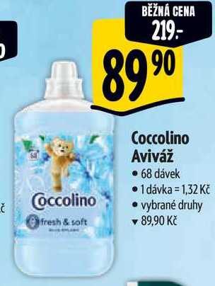 Coccolino Aviváž, 68 dávek 