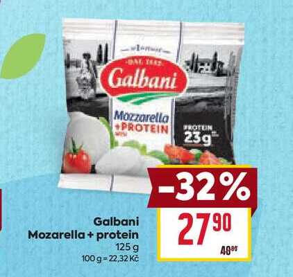 Galbani Mozarella + protein 125 g