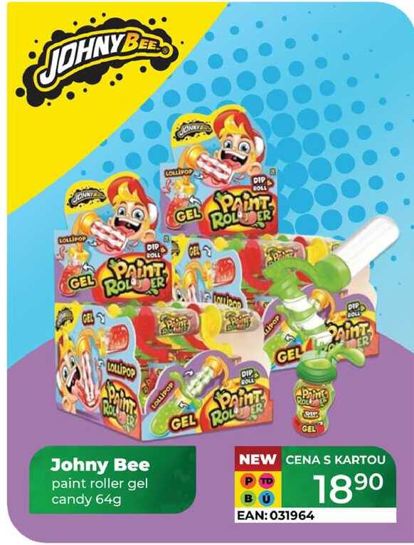 Johny Bee paint roller gel candy 64g 