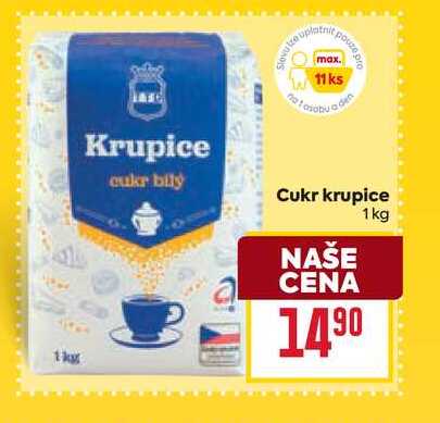 Cukr krupice 1 kg