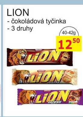 LION - čokoládová tyčinka 40-42g