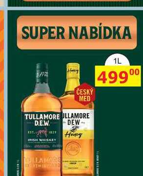 Tullamore Dew Irish whiskey 1L