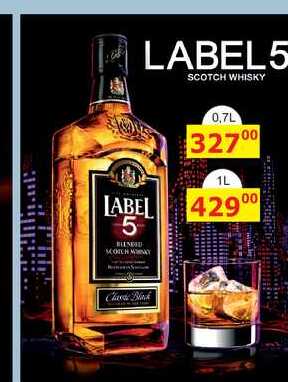 LABEL5 SCOTCH WHISKY 0,7L 