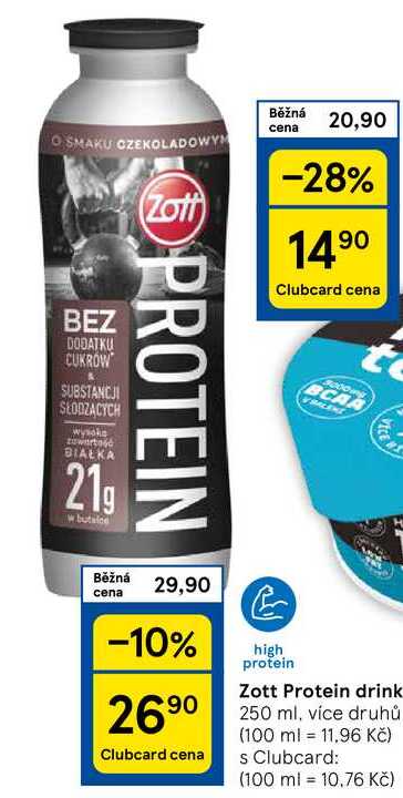 Zott Protein drink, 250 ml, více druhů