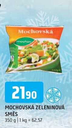 Mochovská zeleninová směs hluboce zmrazená 350g