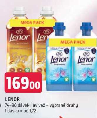 Lenor 74-98 dávek aviváž vybrané druhy