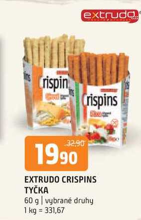 extrudo Crispin tyčka 60 g vybrané druhy