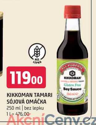 Kikkoman tamari Sójová omáčka 250ml