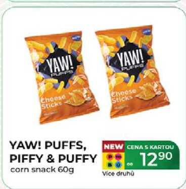 YAW! PIFFY & PUFFY corn snack 60g 